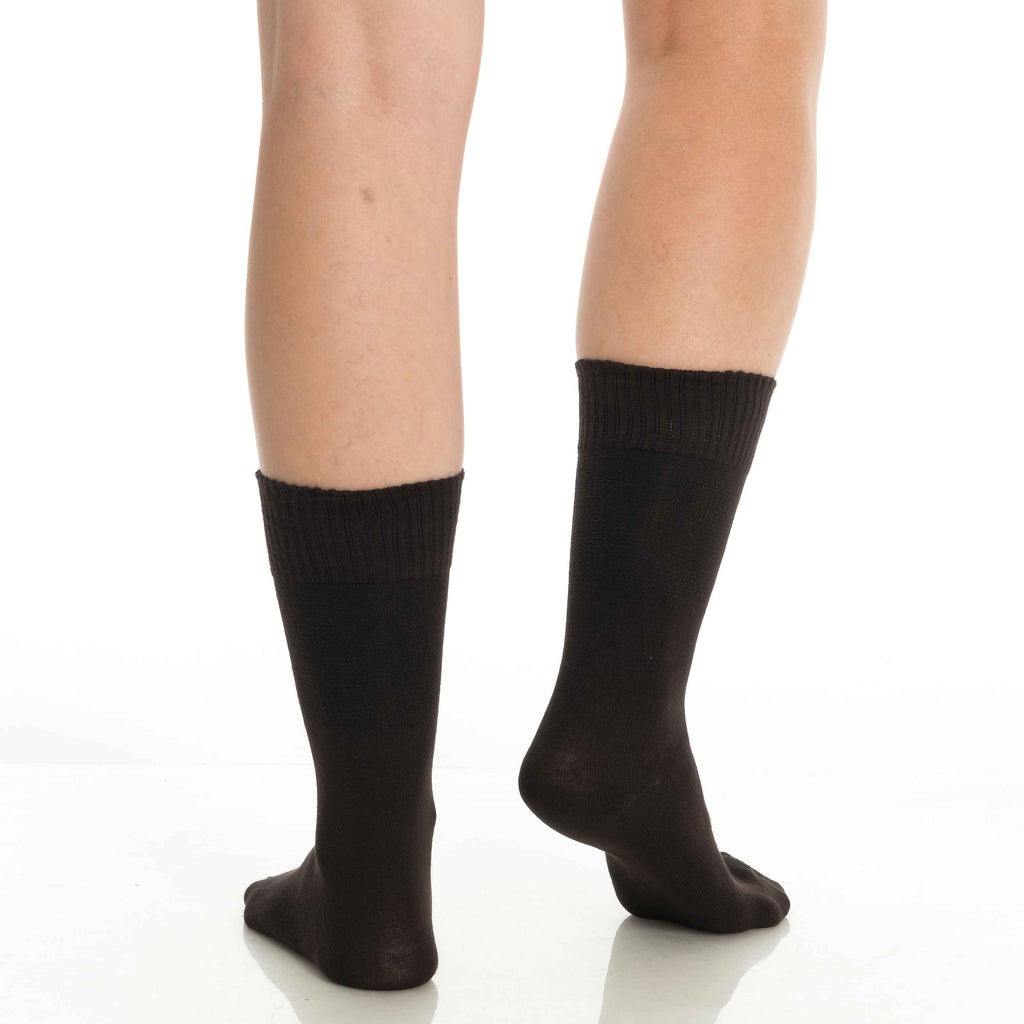 Men’s & Women’s Bamboo Diabetic Crew Socks 4-Pack