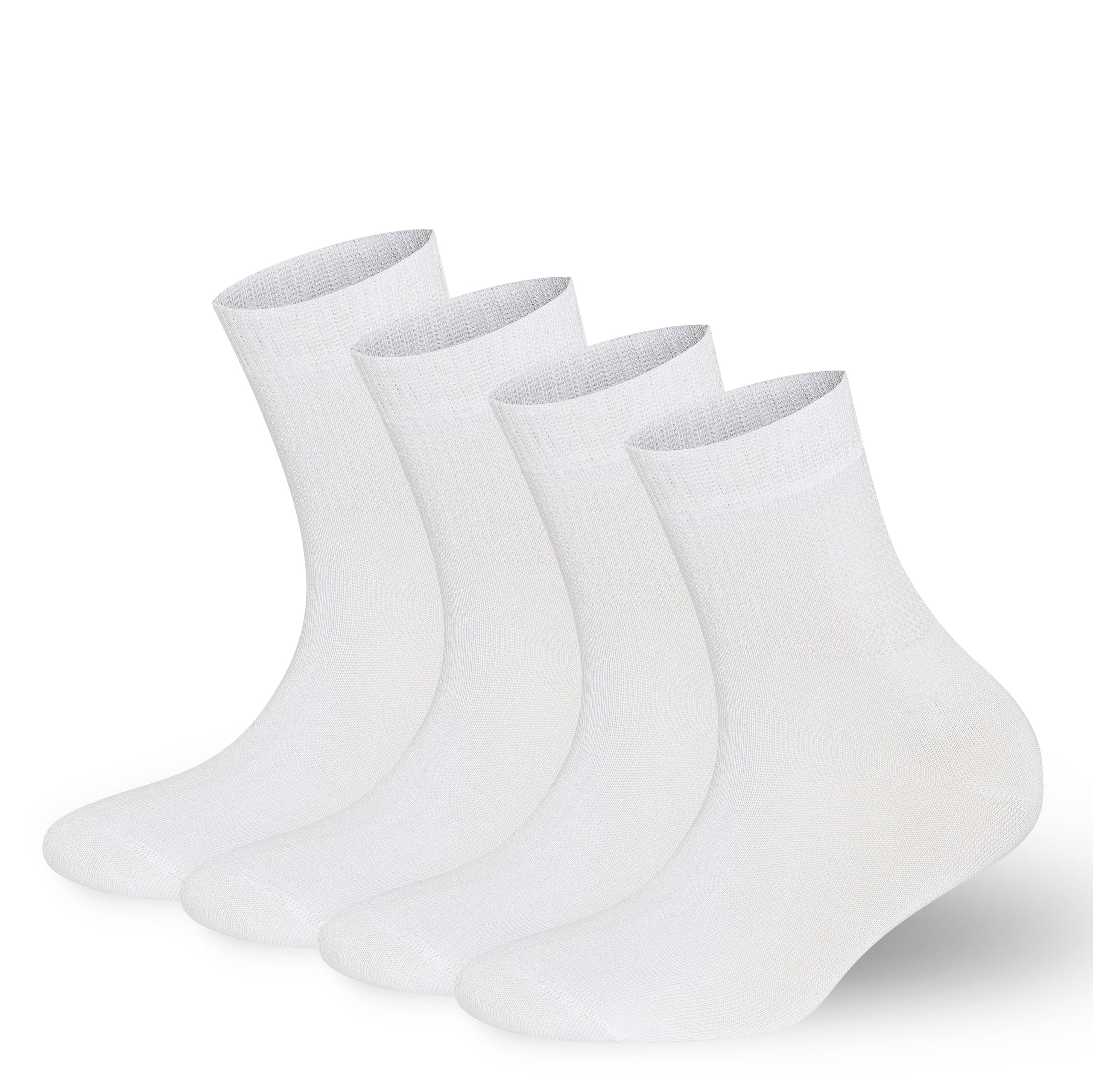 Men’s & Women’s Bamboo Diabetic Ankle Socks 4-Pack