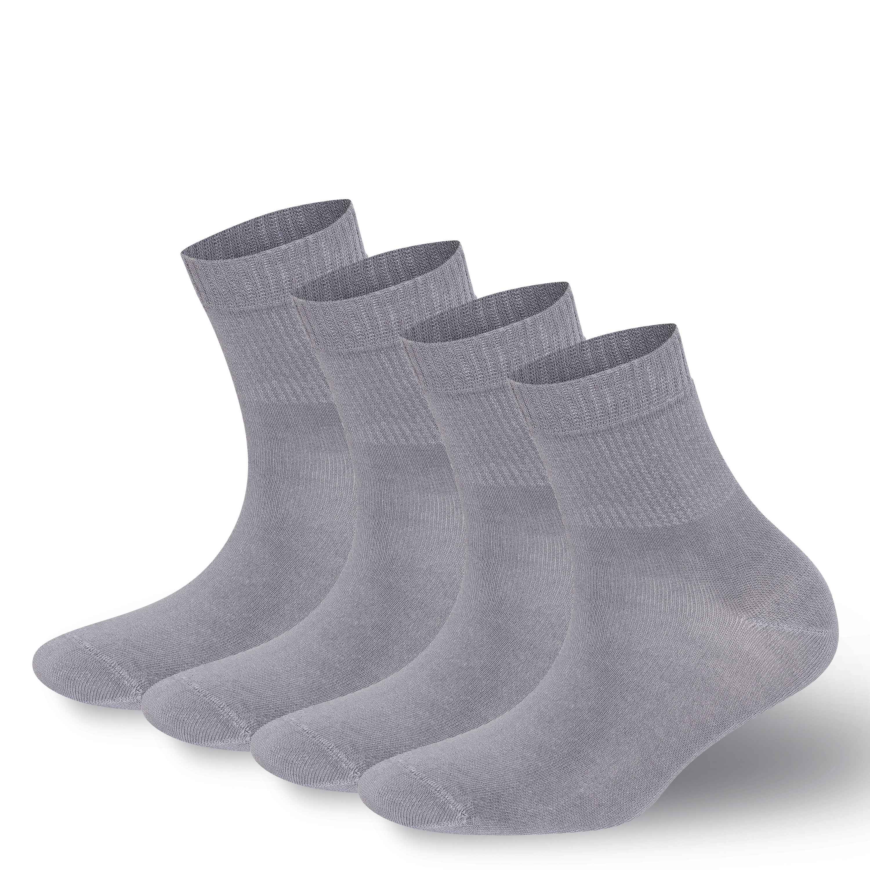 Men’s & Women’s Bamboo Diabetic Ankle Socks 4-Pack