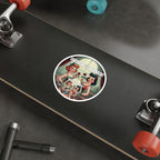 Spooky Beauties Rosy Doll Faces | Retro Die-Cut Stickers