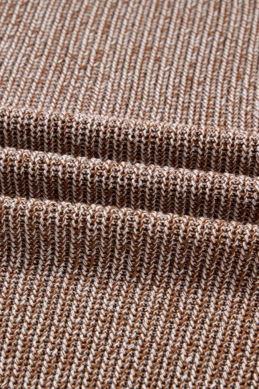 Solid Knit Open-Front Pocketed Cardigan