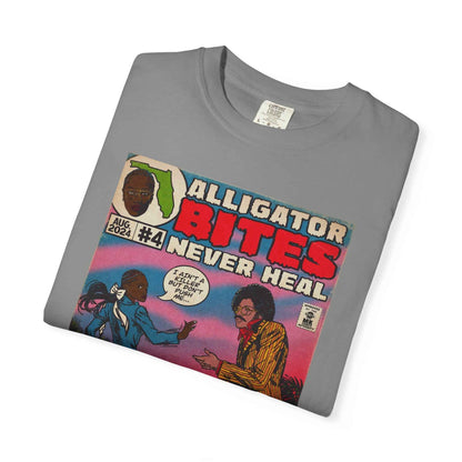 Denial is a River - Alligator Bites - Unisex Comfort Colors T-shirt