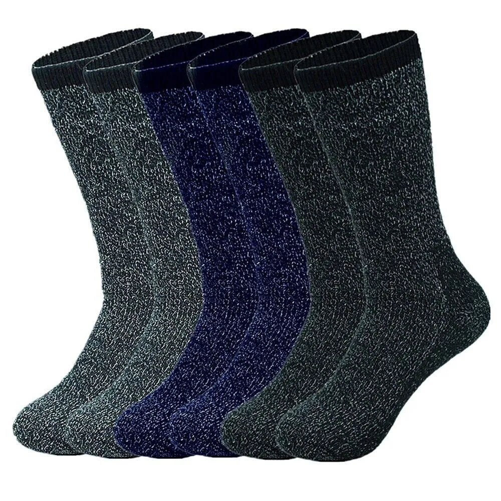 Mens thermal socks Heated winter friendly Warm  Boot Sox thick Duty Size 10-13