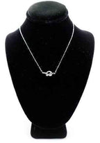 Eternal Knot Silver Necklace –Luxury Silver Pendant Necklace for Women