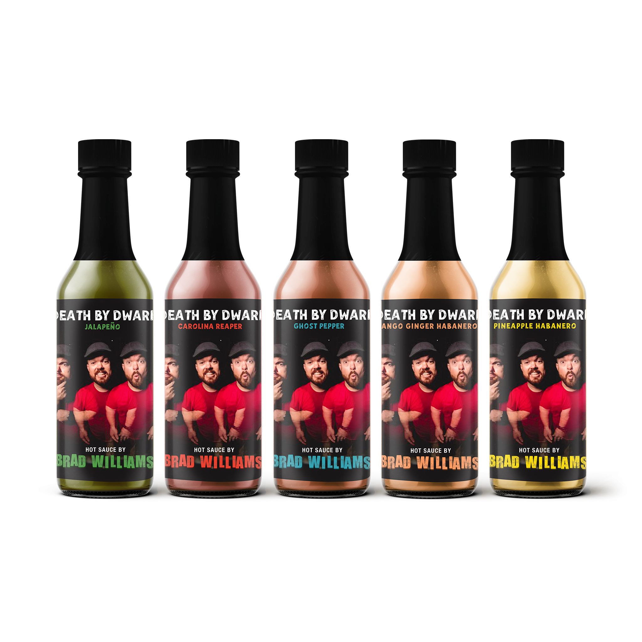 Death By Dwarf Hot Sauce 5-Pack