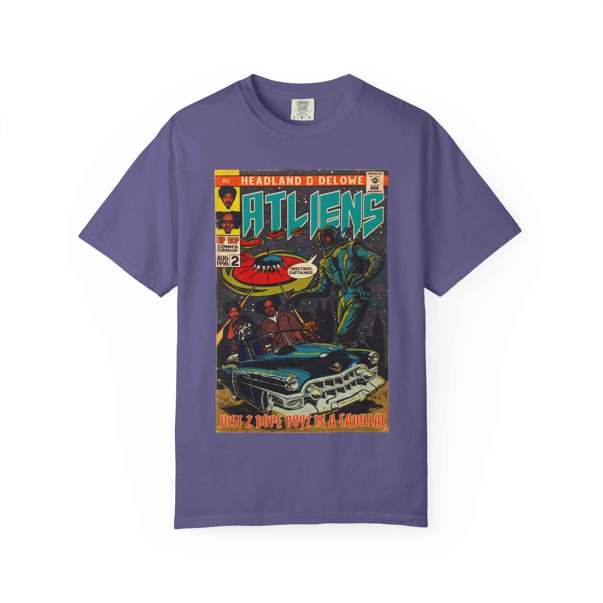 ATLiens - 2 Dope Boyz in a Cadillac - Unisex Comfort Colors T-shirt