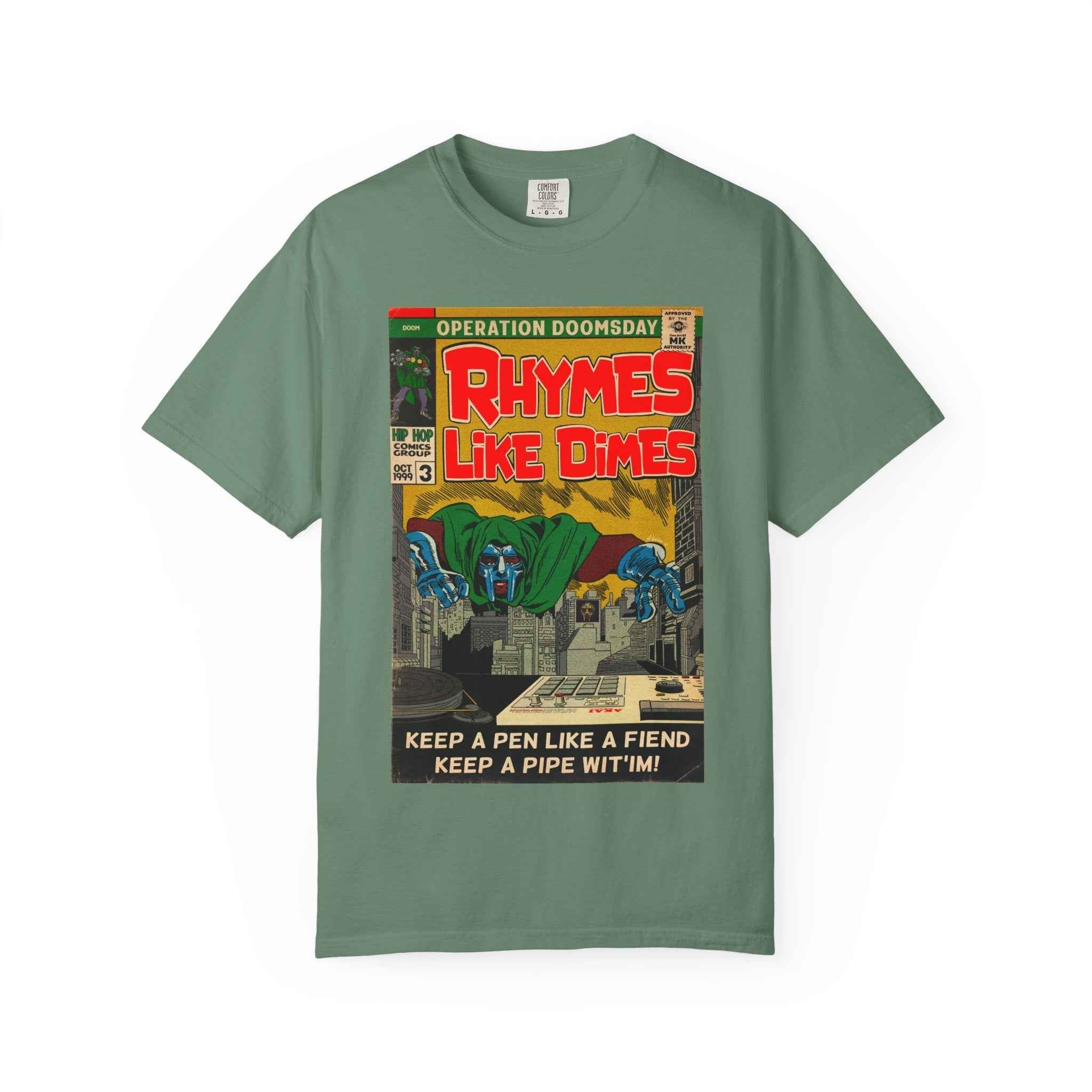 Rhymes Like Dimes - Unisex Comfort Colors T-shirt