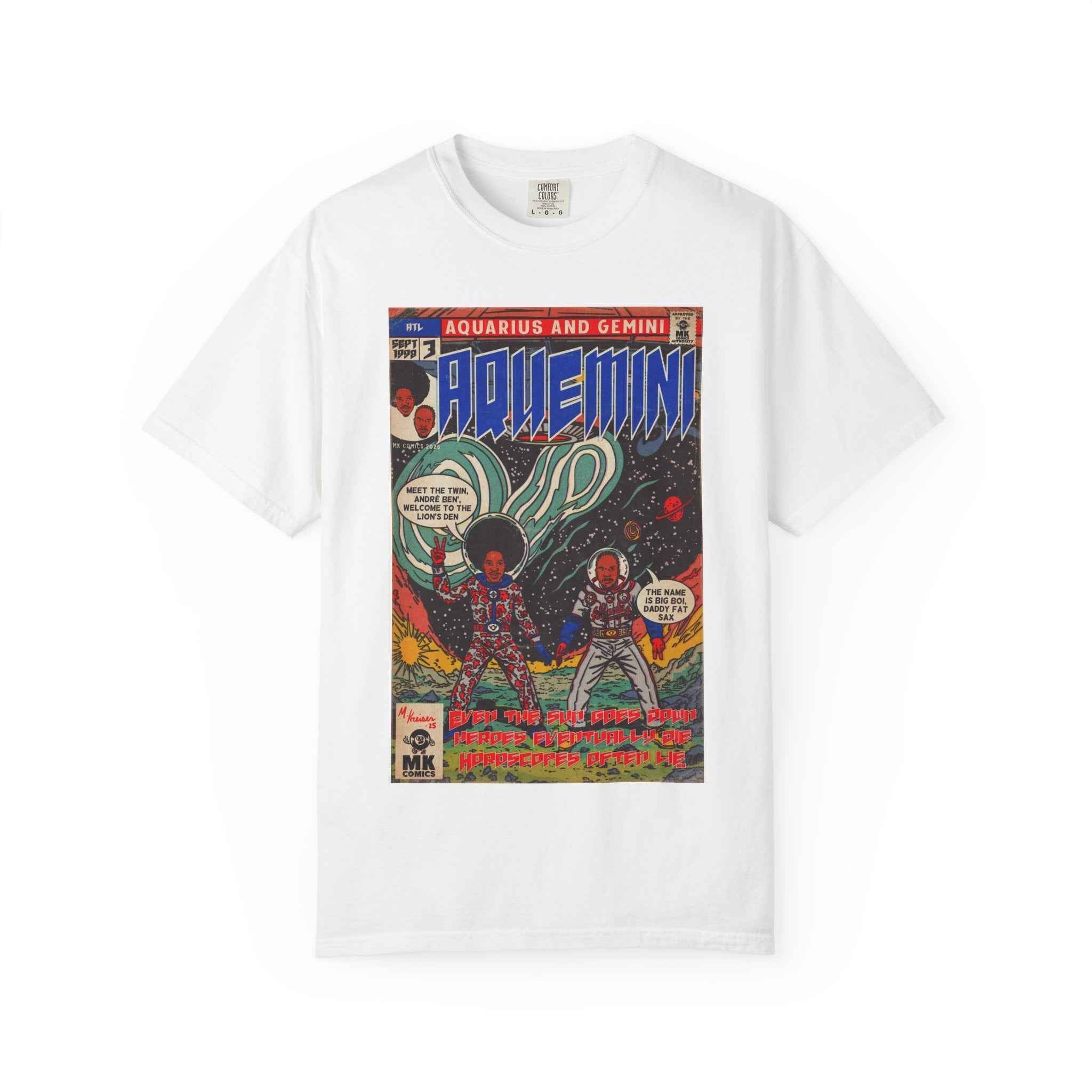 Aquemini - Comic Book Art - Unisex Comfort Colors T-shirt