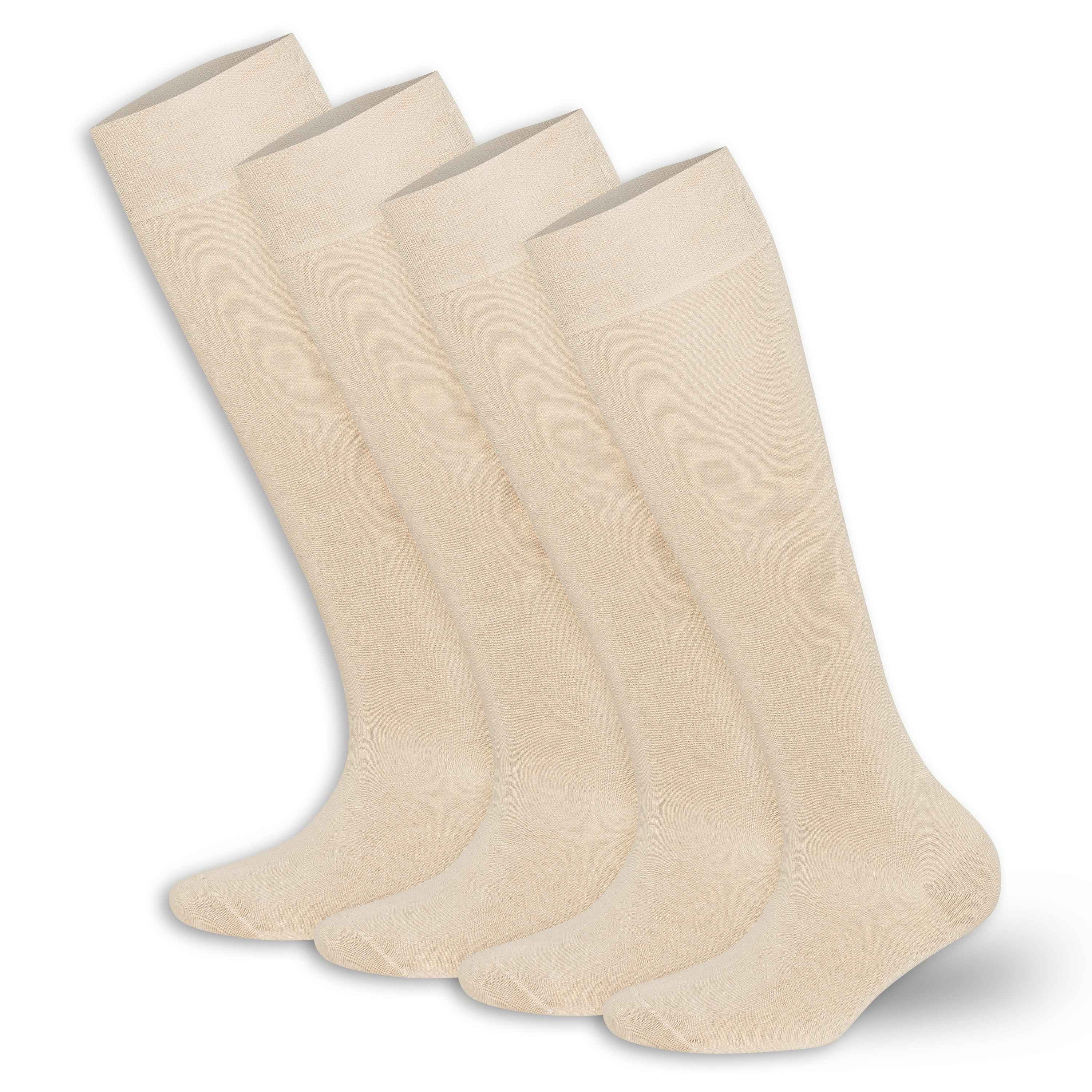 Women’s Bamboo Knee-High Socks 4-Pack
