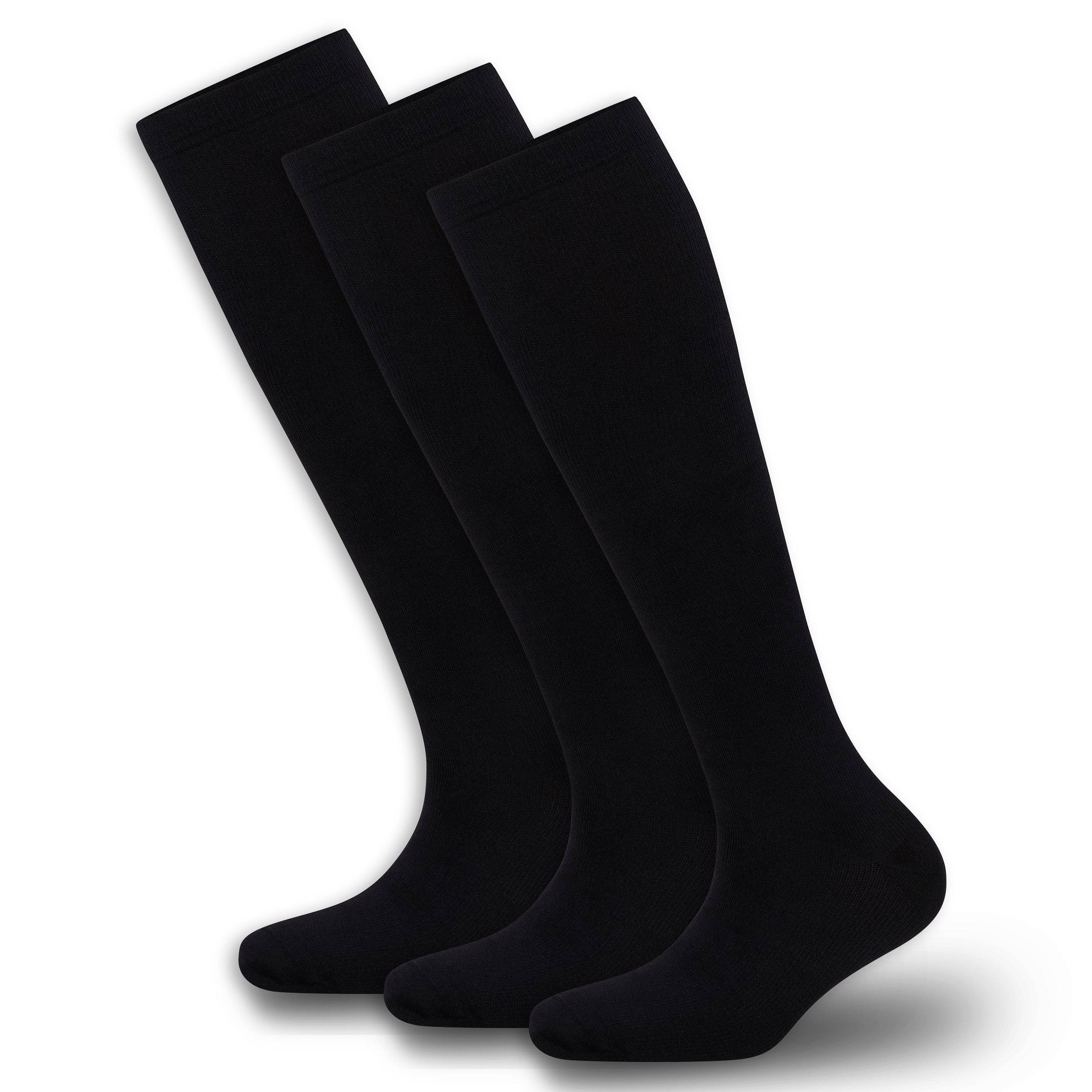 Compression Socks for Men & Women 3-Pack (15-20mmHg)
