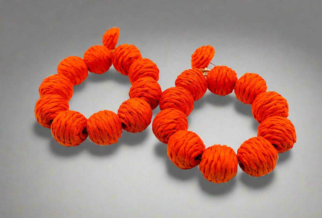 Boucles d'oreilles créoles Tropical Sunset – Boucles d'oreilles tendance colorées