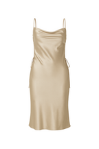 Cannes Keyhole Satin Mini Dress