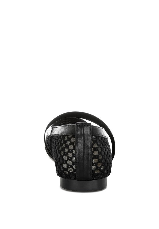 Nayela Mid-Foot Strap Ballerinas