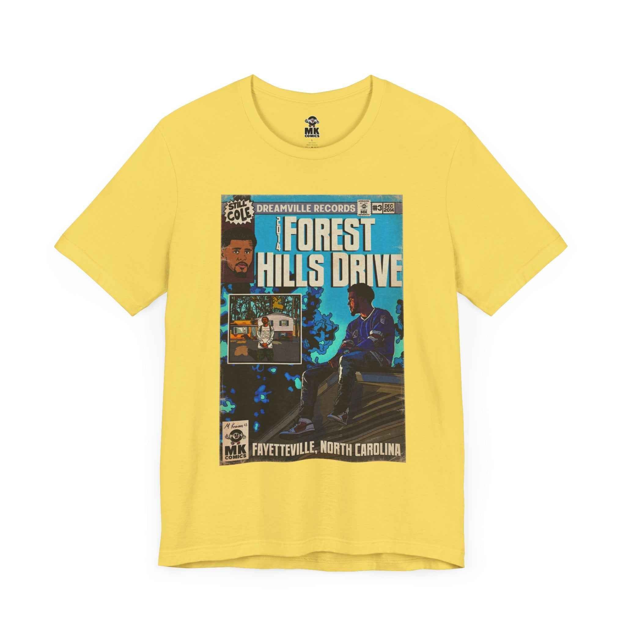 2014 Forest Hills Drive - Comic Book Art -  Unisex Jersey Short Sleeve Tee