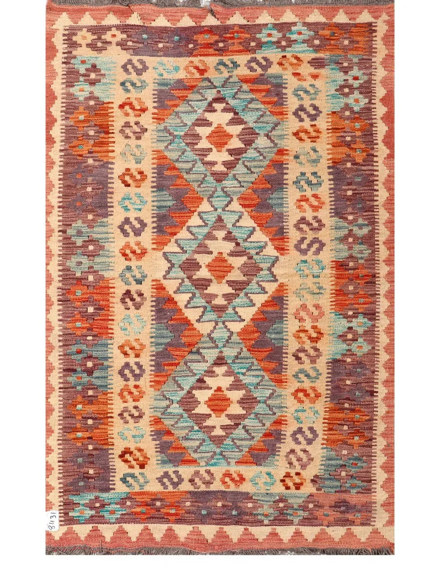Maimana Afghanistan Kilim Rug - 160 x100 cm