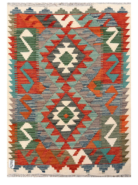 Maimana Afghanistan Kilim Rug - 115 x 82 cm