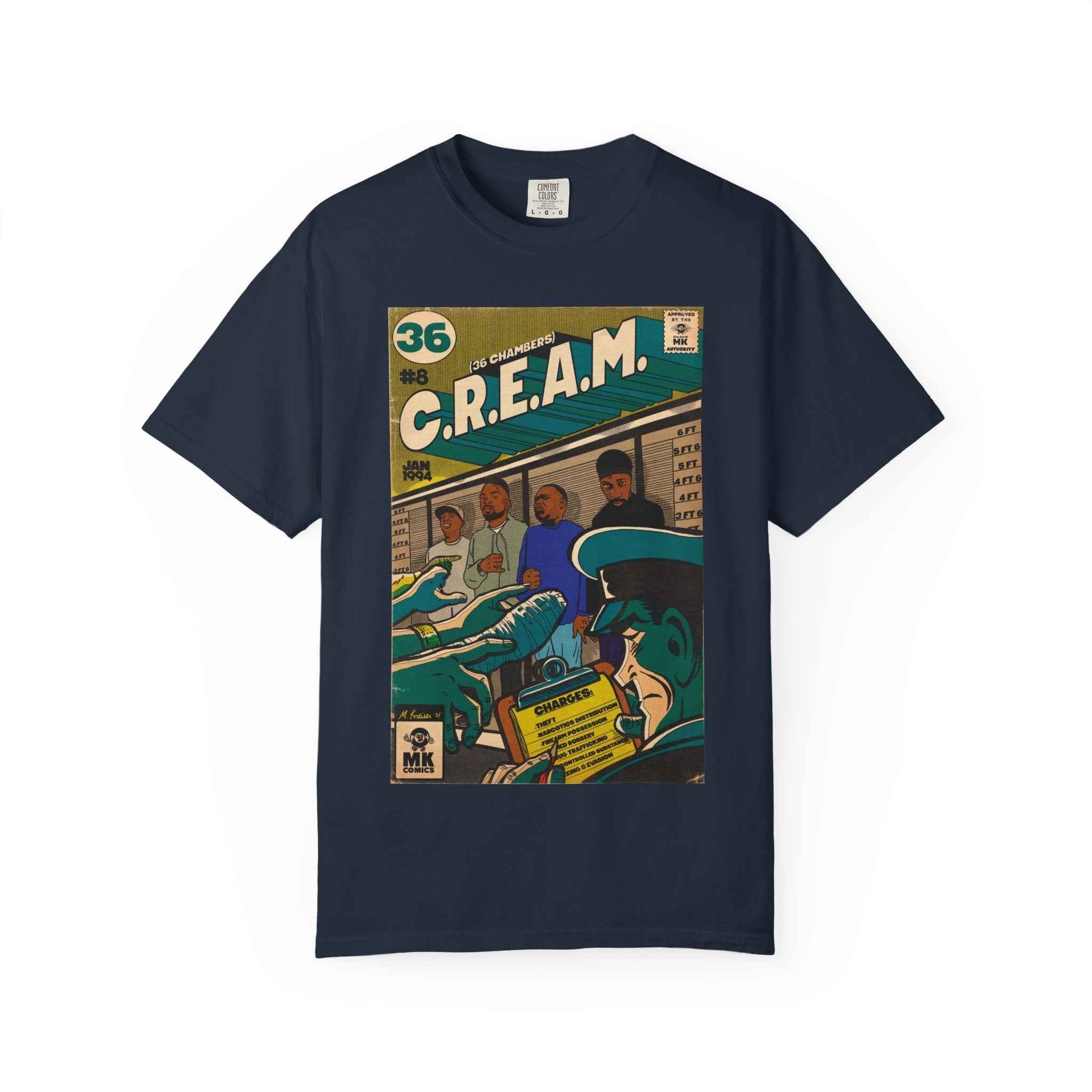C.R.E.A.M - Unisex Comfort Colors T-shirt