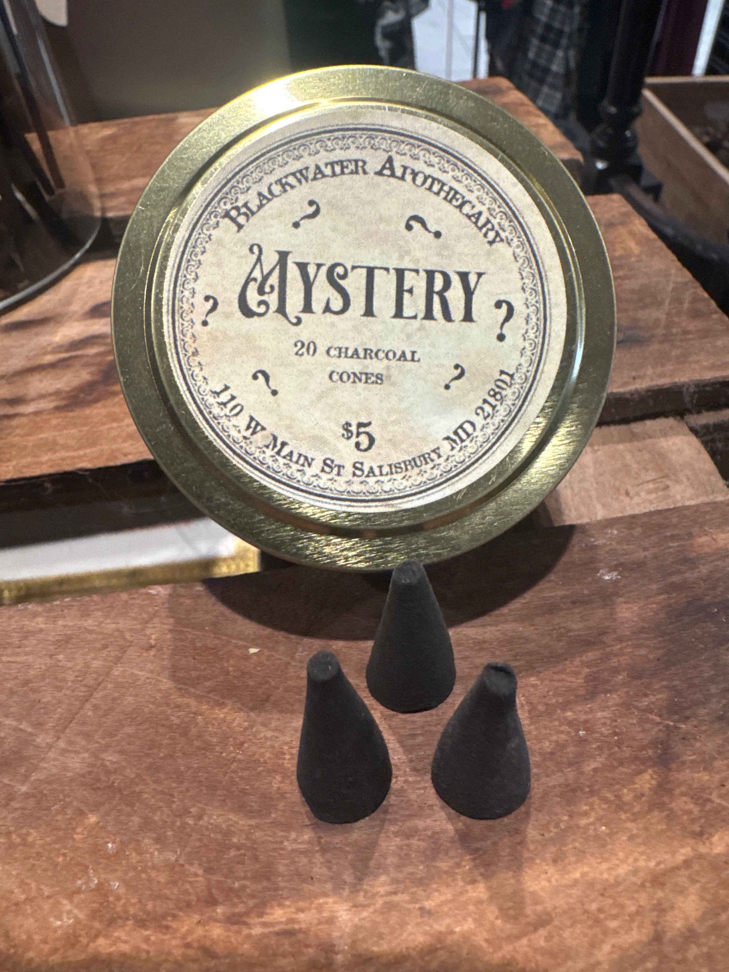 Mystery Incense Cones Tin