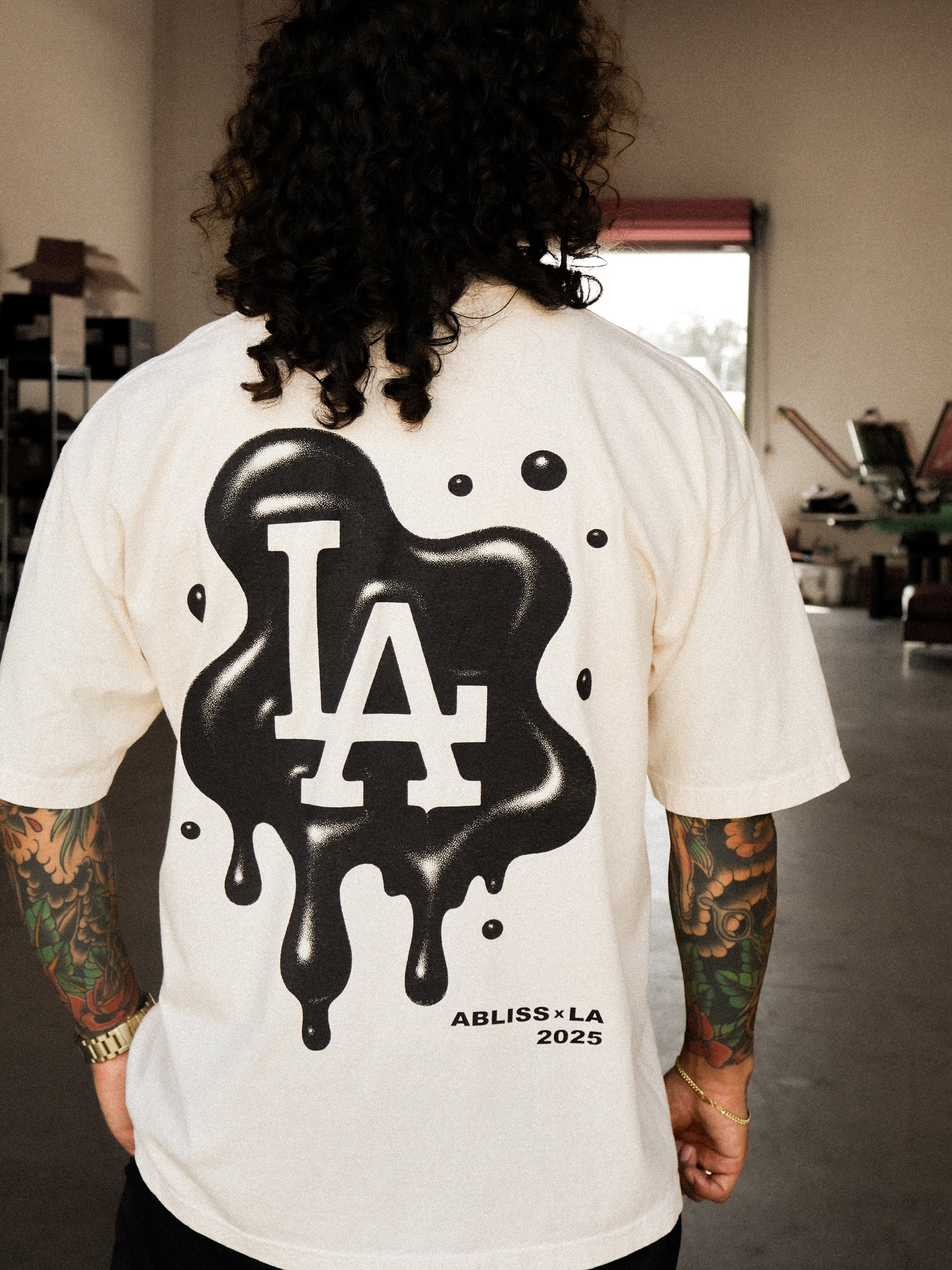 Cream - Blackout LA Tee