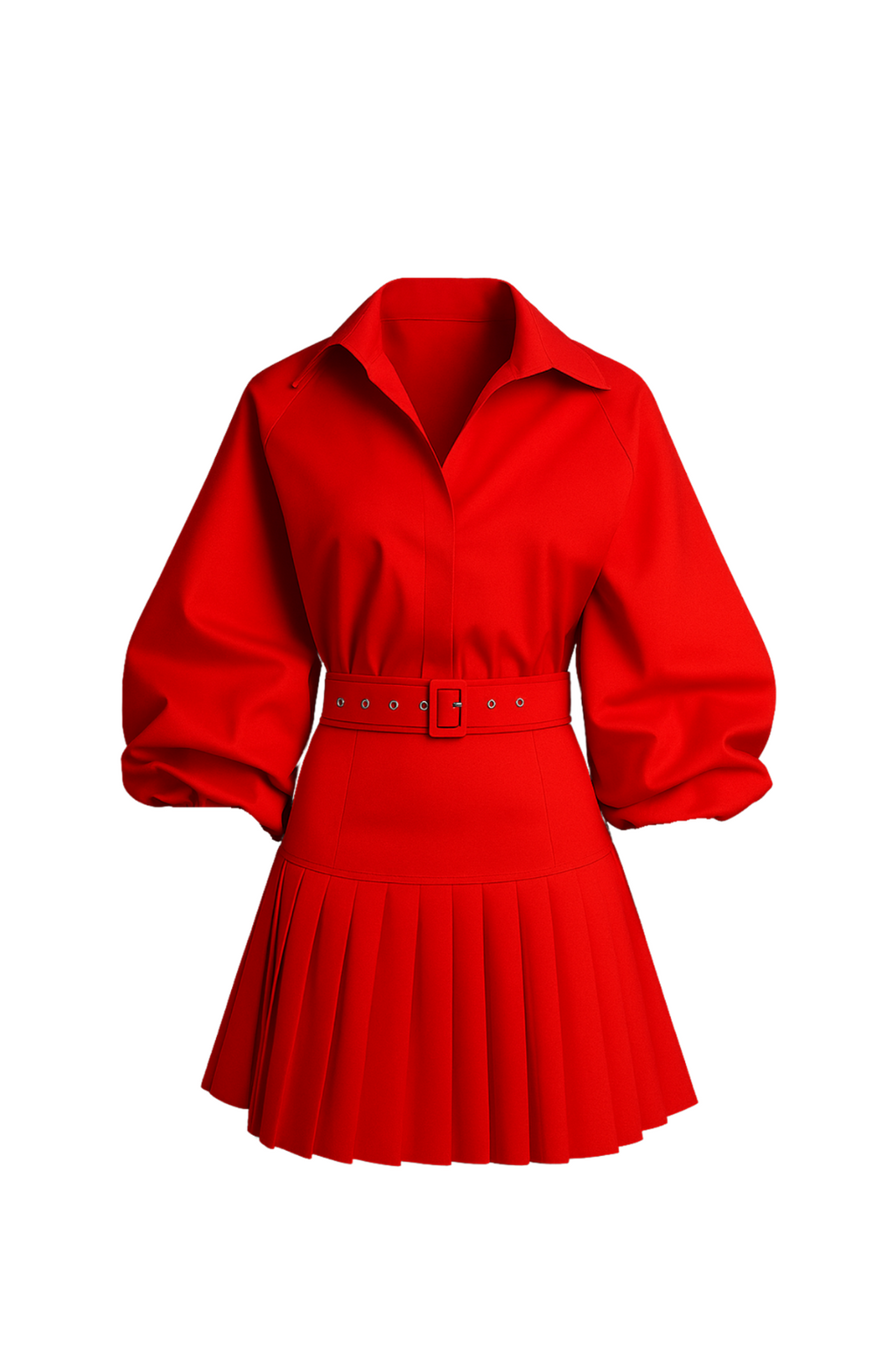 Passion in Paris Bubble Sleeve Skirt Set - Lolomo!