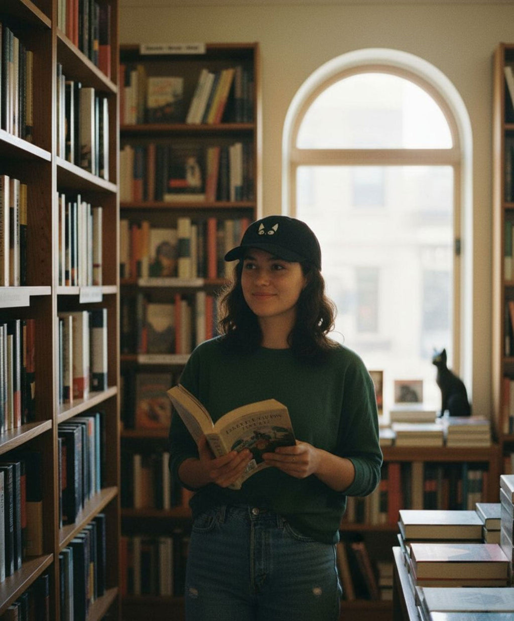 Amazed Cat Corduroy Hat
