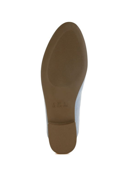 Noltas Horsebit Embellished Flat Loafers