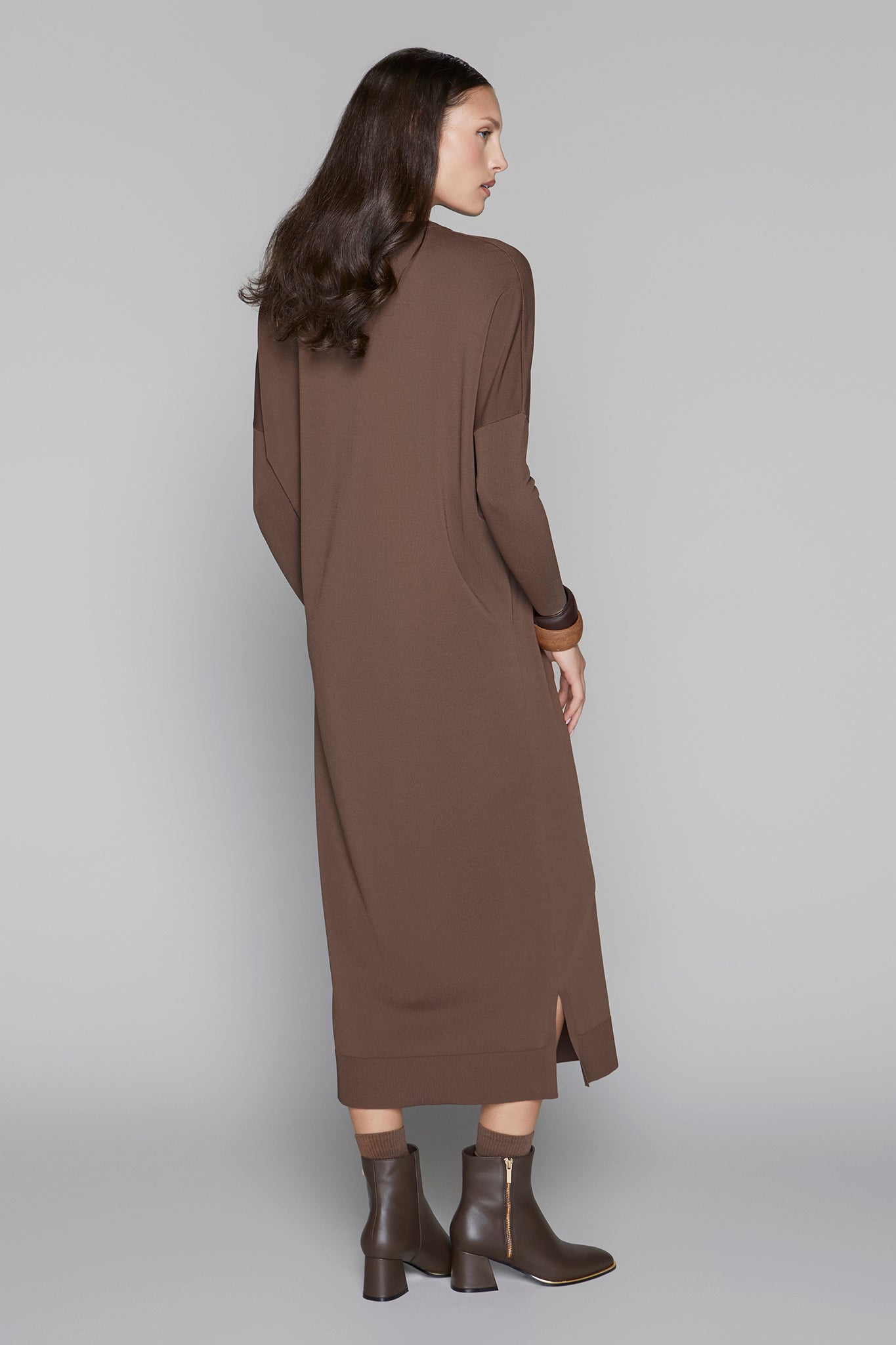 Wren Dress in Walnut