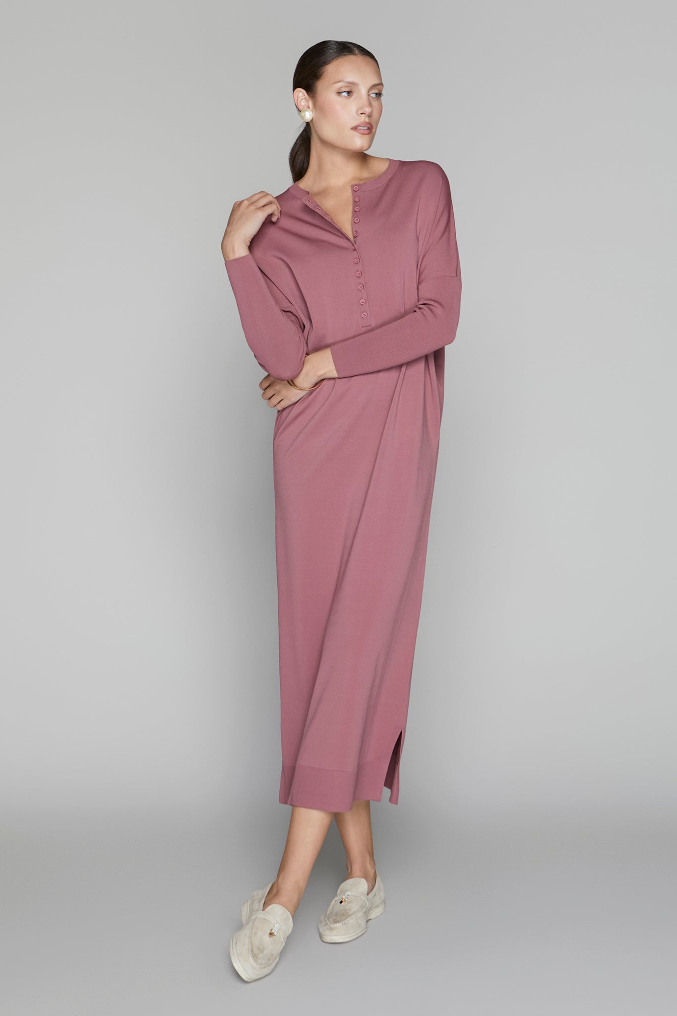 Wren Dress in Mulberry