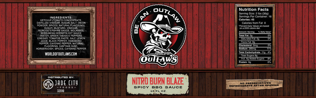 Nitro Burn Blaze : Spicy BBQ Sauce