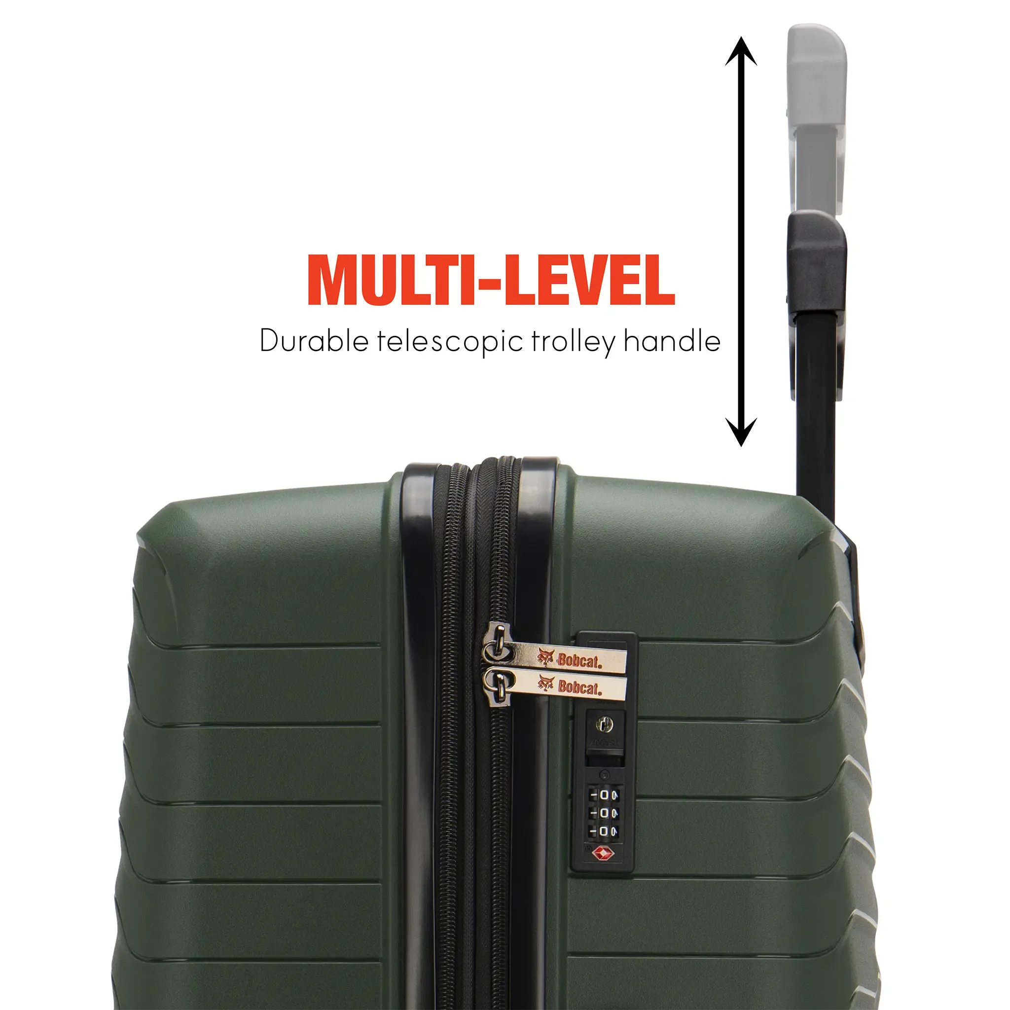 Excavator 3 Piece Expandable Tough Luggage Set - Lolomo!