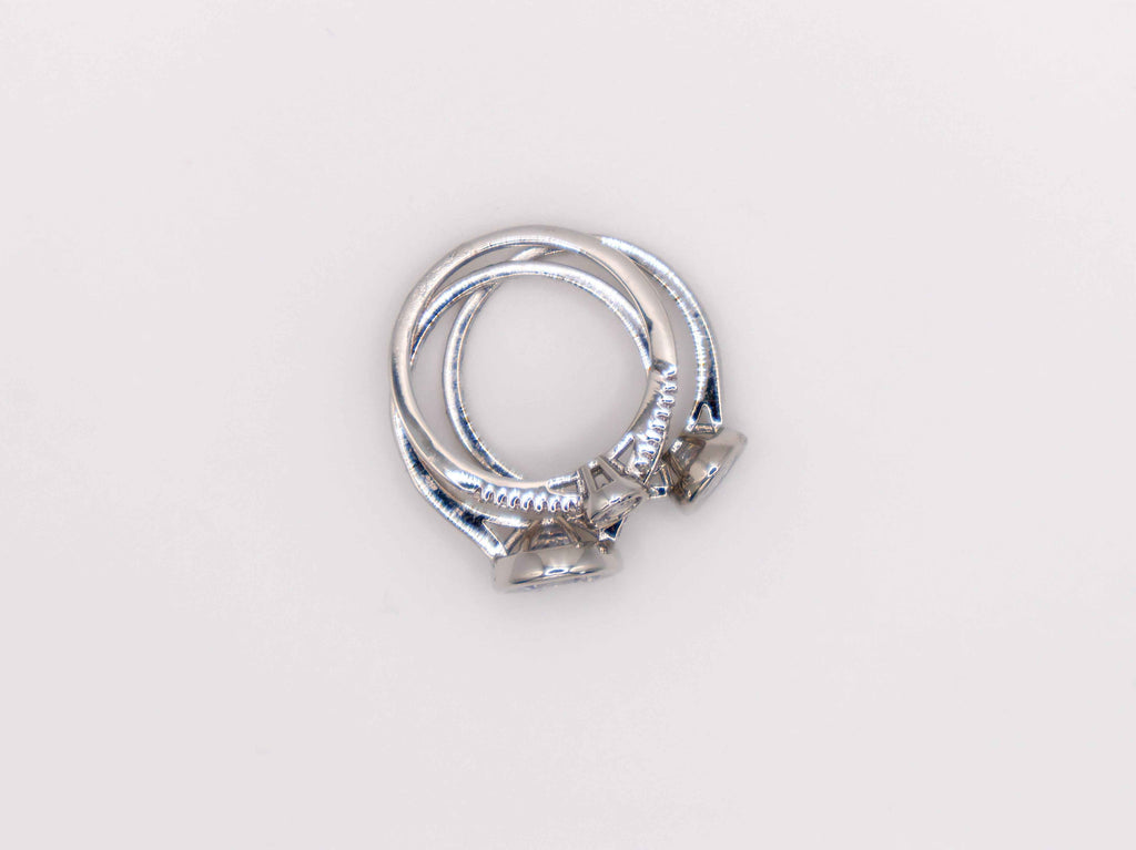 Harmony Gemstone Trio Ring Set