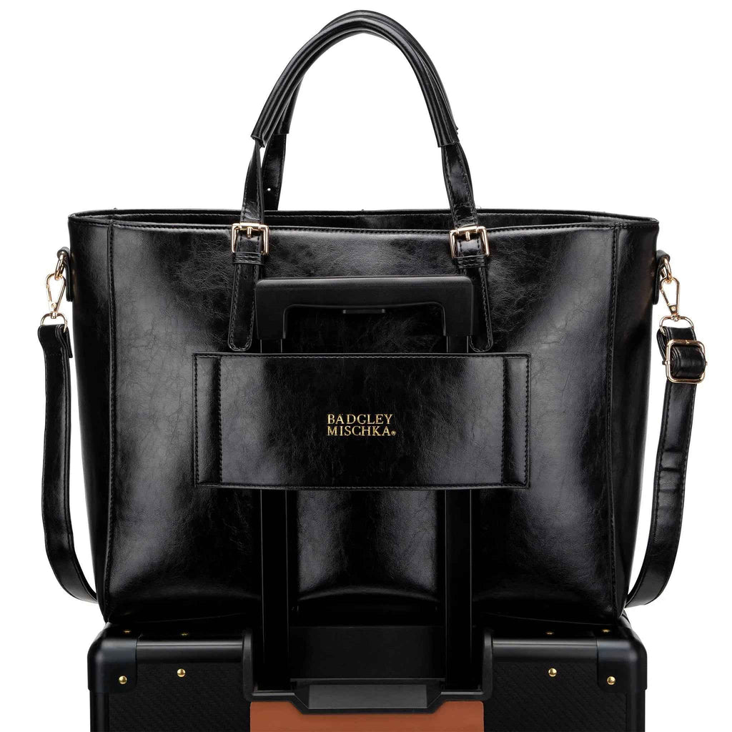 Julia Rustic Vegan Leather Weekender Duffel Bag