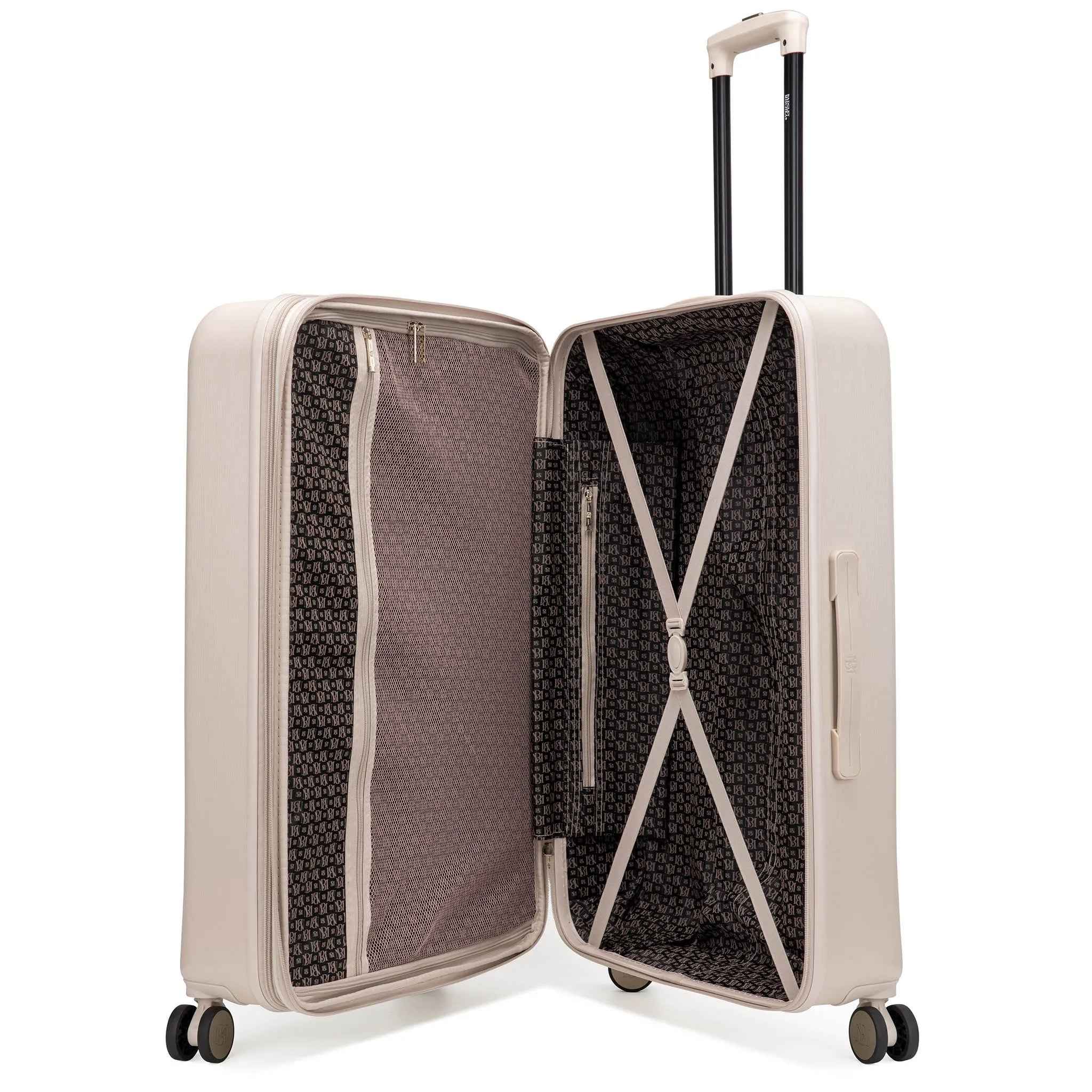 Diamond 3 Piece Expandable Chic Luggage Set