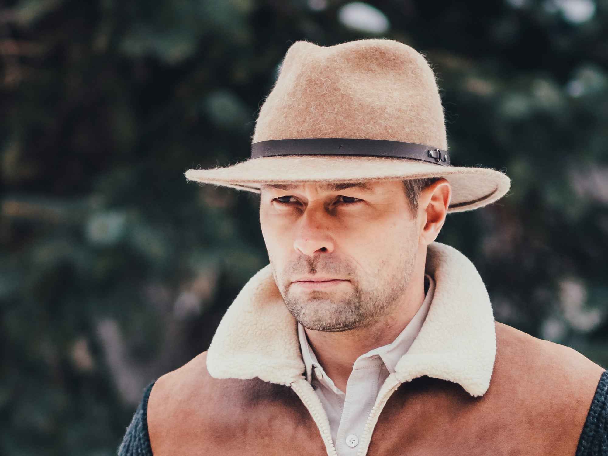 Outdoor Alpaca Wool Felt Hat Andes