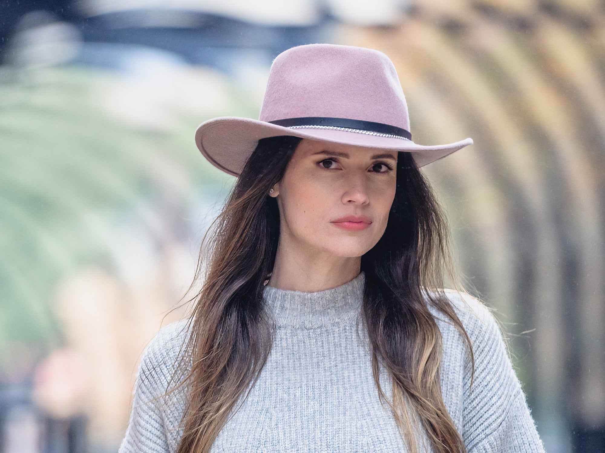 Outdoor Merino Wool for Woman Felt Hat Cattle Queen