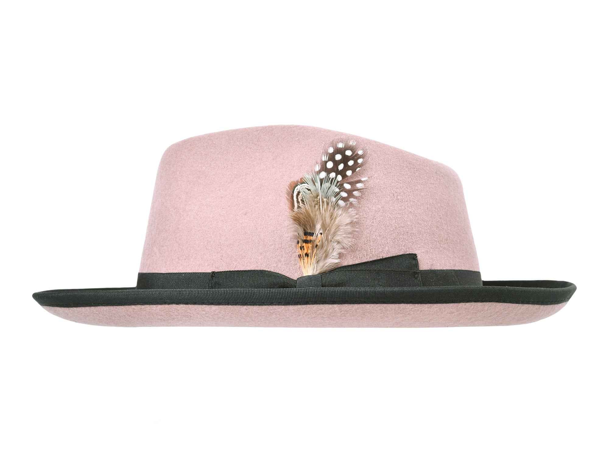 Classic Wool Felt Fedora Hat for Men Heritage