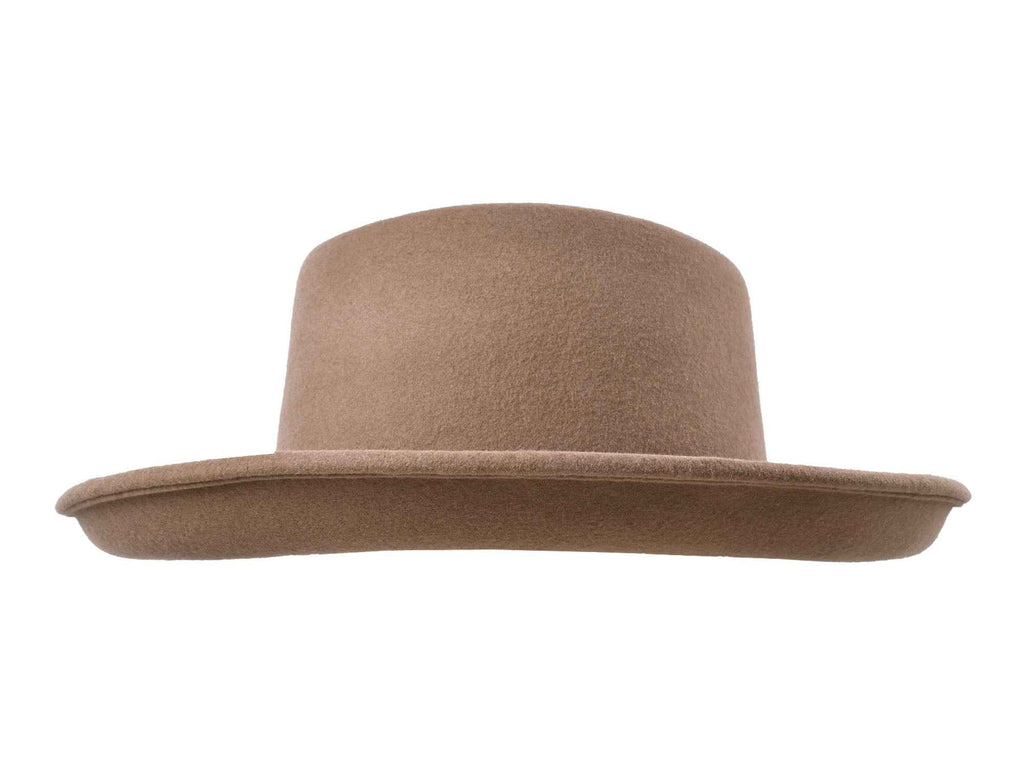 Outdoor Merino wool felt hat Rust
