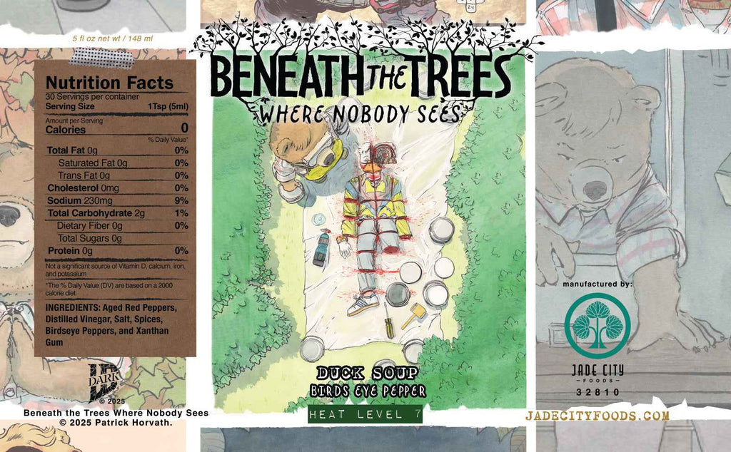 Beneath The Trees Where Nobody Sees Hot Sauce 5-Pack