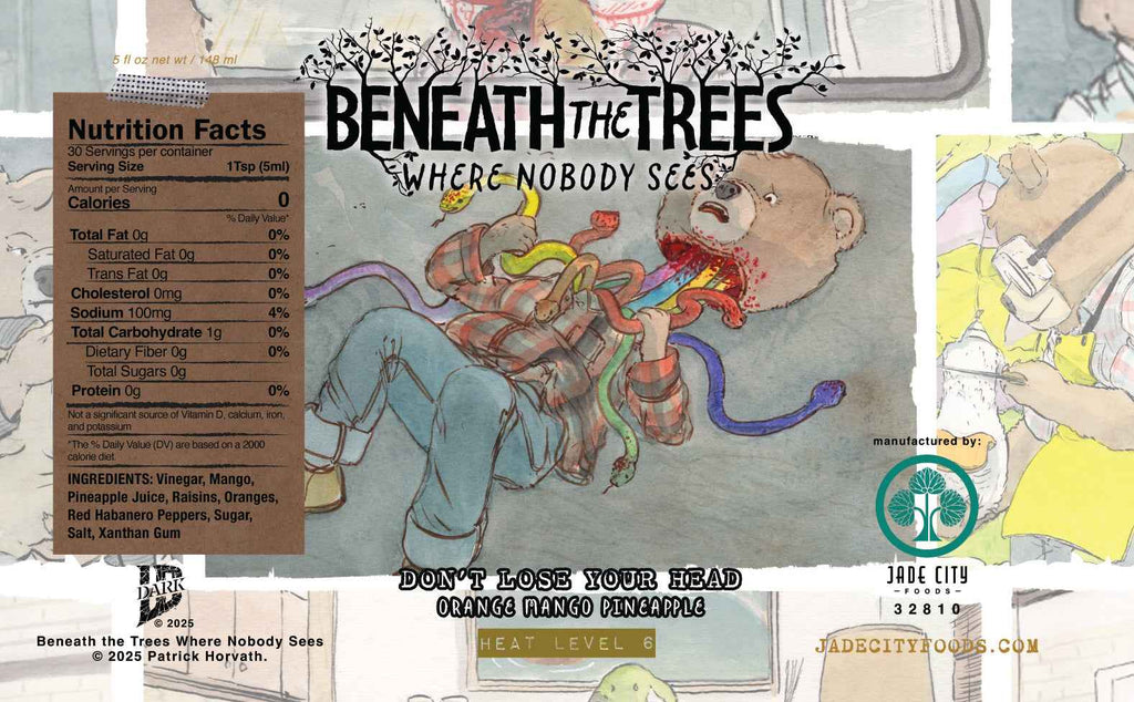 Beneath The Trees Where Nobody Sees Hot Sauce 5-Pack