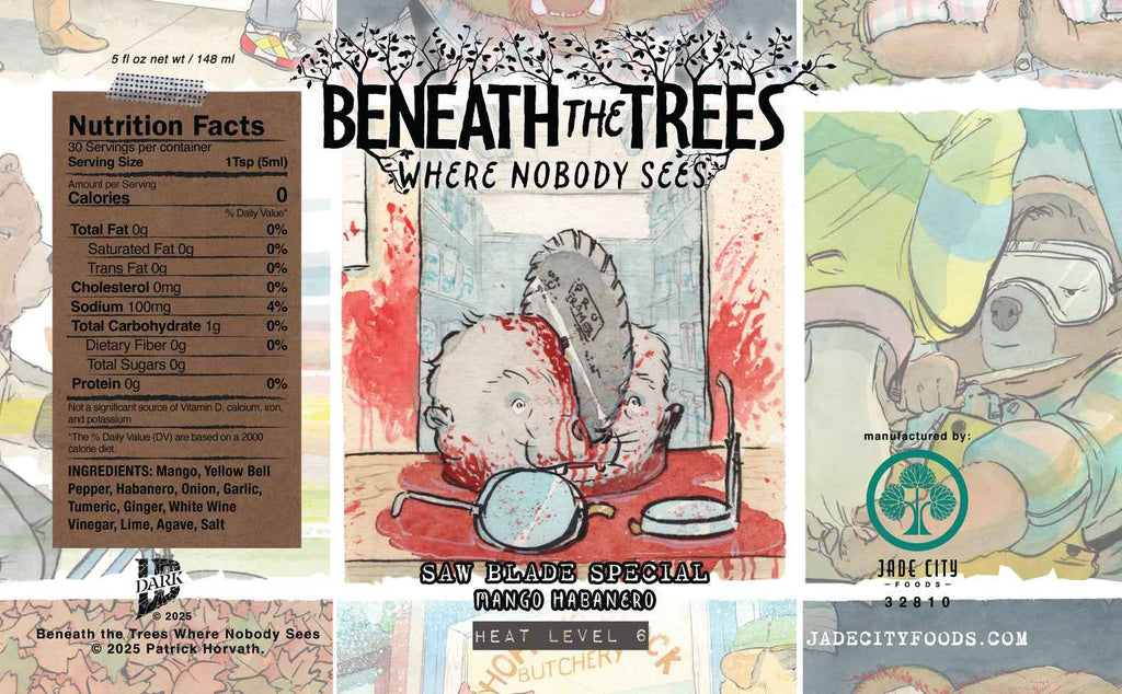 Beneath The Trees Where Nobody Sees Hot Sauce 5-Pack