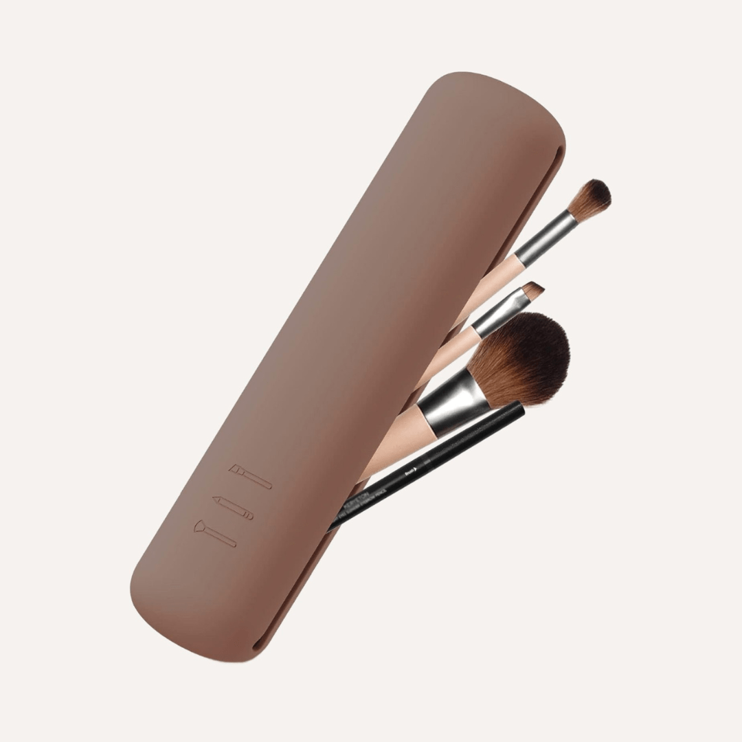 Waterproof Makeup Brush Case - Travel Storage