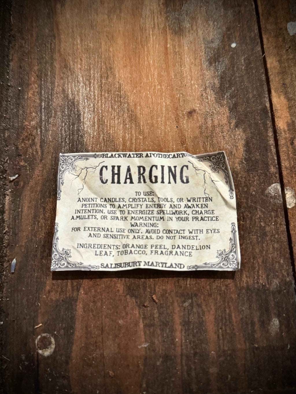 Charging Ritual Oil for Spell Boosting & Tool Energizing – 1oz