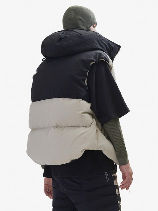 Hooded Down Vest - Canvas