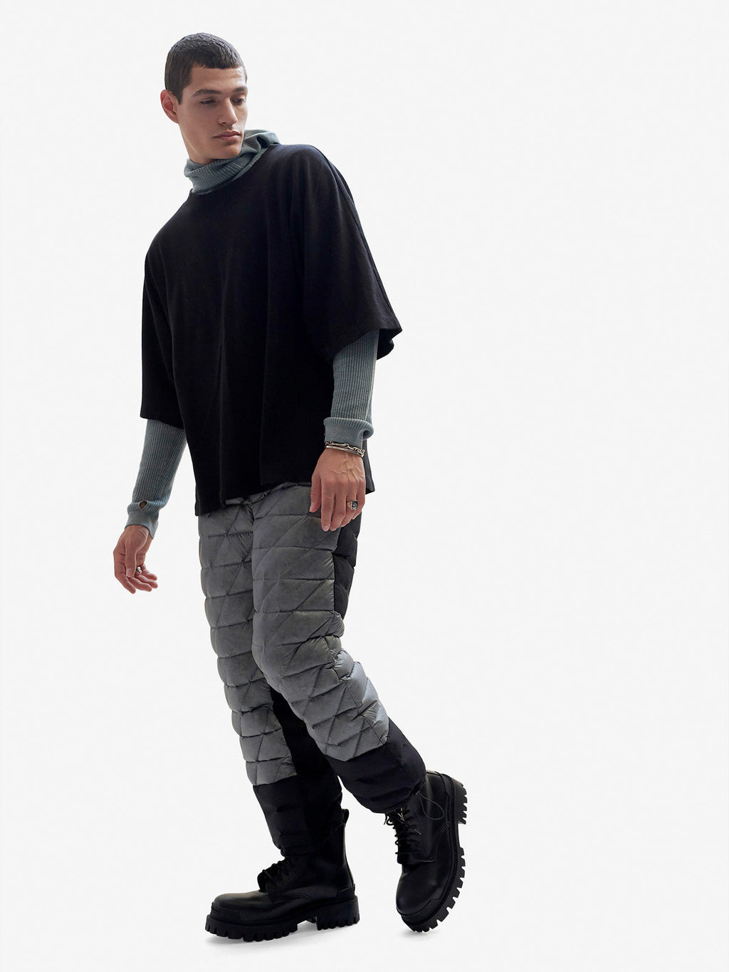 Hybrid Down Sweatpant - Slate Gray