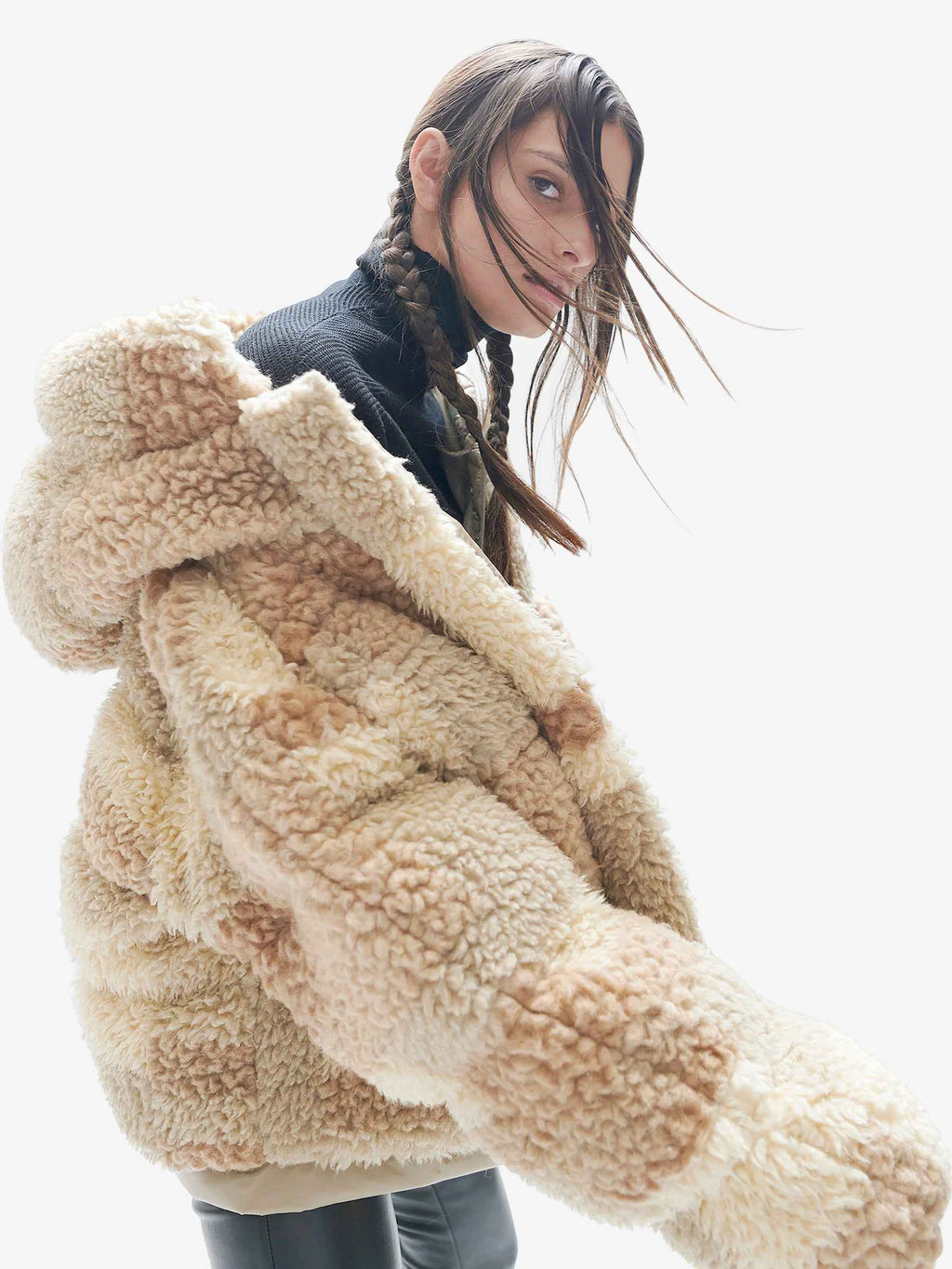 Sherpa Down Puffer - Natural Mix