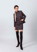 Luxe Wool Mini Dress – Elegant Women’s Winter Dress