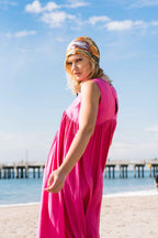 Romane Maxi Pink Dress