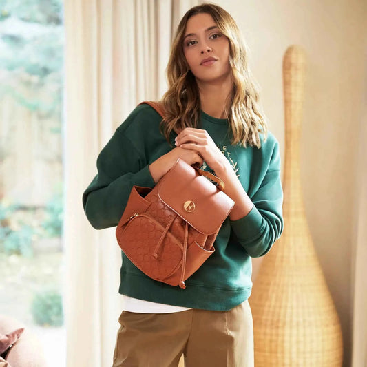 Compass 10L Vegan Leather Monogram Mini Backpack