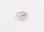 Italian Oval Silver Ring – Elegant Statement Ring for Women - Lolomo!
