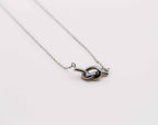 Eternal Knot Silver Necklace –Luxury Silver Pendant Necklace for Women